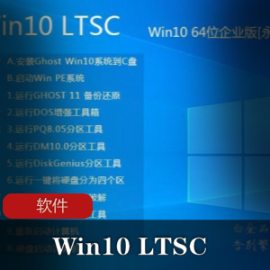 WIN10X64企业版TLSC实用软件，精简优化版