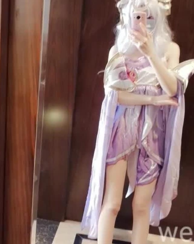 推特樱花味少女仙COS嫦娥作品