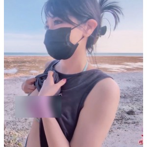 清新自然，小水水海边日常展示1V，1.26G百度盘乖乖女