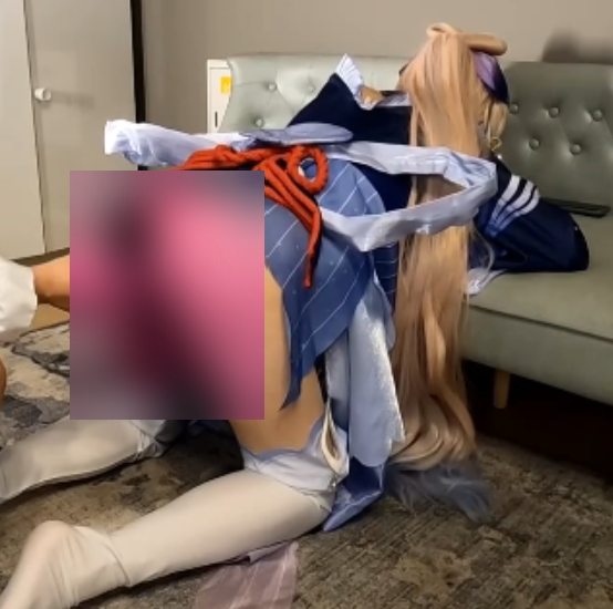 温蒂心海cos伪娘推特果橙子kolento113V353MB流口水